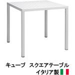 イタリア製 NALDI キューブ スクエアテーブル タカショー
