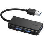 BSH3U100U3BKZ USB3.0 バスパワー 3ポート ハブ ブラック BUFFALO(バッファロー)