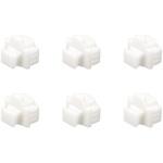 BLAP6WH LANポートカバー 6個入り ホワイト BUFFALO(バッファロー)