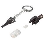 BLACL5E10 Cat5e対応ロック付きLANコネクター 10個入り BUFFALO(バッファロー)