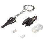 BLACL610 Cat6対応ロック付きLANコネクター 10個入り BUFFALO(バッファロー)