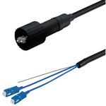 CC-Link IE コントローラネットワーク対応光ファイバーケーブル(LC-SC)2芯 防塵防水(片端) GI G50/125タイプ ダイヤトレンド