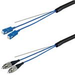 CC-Link IE コントローラネットワーク対応光ファイバーケーブル(SC-FC)2芯 屋外用(補強)LAPシース GI G50/125タイプ ダイヤトレンド