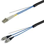 CC-Link IE コントローラネットワーク対応光ファイバーケーブル(LC-FC)2芯 屋外用(補強)LAPシース GI G50/125タイプ ダイヤトレンド