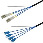 CC-Link IE コントローラネットワーク対応光ファイバーケーブル(LC-SC)4芯 屋外用(補強)LAPシース GI G50/125タイプ ダイヤトレンド