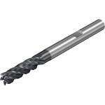 CoroMillDura 一般加工用超硬スクエアエンドミル ネック付ウェルドンシャンク(5枚刃) サンドビック