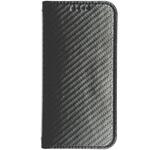 カーボン調ソフトレザー手帳型ケースiPhone15PRO エアージェイ