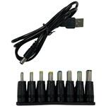 USB DC 電源供給ケーブル 8種プラグ付き ZATTA