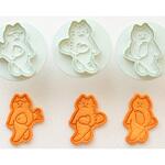 minne×cottaクッキー型 小脇に抱えるねこ cotta