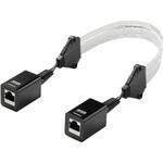KB-FL6ASTP-EX LAN延長ケーブル CAT6A すきま用 サンワサプライ