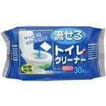15-054 流せるトイレクリーナー 厚手タイプ 1袋 30枚入 協和紙工