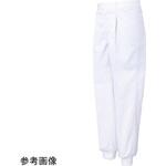 男性用 混入だいきらい 横ゴム・裾口ジャージパンツ 清涼 ホワイト FX71376Jシリーズ サンエス