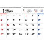 64527 【K4】 2026年 書き込み式シンプル壁掛けカレンダー[A3ヨコ] 永岡書店