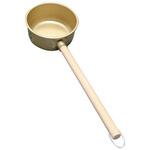 15cm 硬質アルミ水杓 ゴールド 1300cc 前川金属