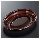 17855 惣菜容器 TPボレノ 赤茶 本体 中央化学