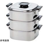 PE 18-0角型蒸器 2段 神子島製作所(桃印)