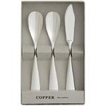 CIB-3SVmi COPPER the cutlery アイスクリームスプーン×2本&バターナイフ×1 3pcセット CIB-3シリーズ アヅマ