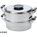 PE 18-0丸型蒸器 2段 神子島製作所(桃印)