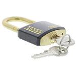 XR0084 40 Abus 安全用南京錠 パドロック 真鍮 黒 ABUS