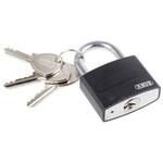 50871- T65AL/40 Black Abus 安全用南京錠 パドロック アルミ、スチール 黒 ABUS