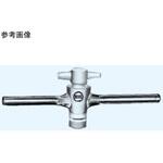 1012-1522 二方コック(PTFE コック) 1012シリーズ 日本理化学器械(NRK)