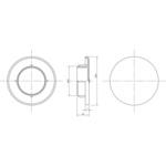 CZ-HAC1K-C 配管穴用キャップΦ65用軟質塩ビ2コ入 Panasonic(パナソニック)