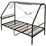 宮付き ベッドフレーム コンセント付き YAMAZEN(山善)