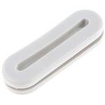 633-06088 HV1608-PVC-FR-GY 配線グロメット ケーブルグロメット 最大ケーブル径：44mm 1袋 100個入 ヘラマンタイトン(タイトン)