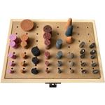 Y0110 金属研削・バリ取り用工具セット 40本入 リューター(日本精密機械工作)