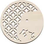 木製コースター Φ100mm アーテック[学校教材・教育玩具]