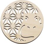 木製コースター Φ100mm アーテック[学校教材・教育玩具]