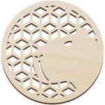 木製コースター Φ100mm アーテック[学校教材・教育玩具]