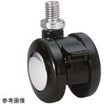 TY50N8SL-14 双輪キャスター Φ50 自在ストッパー付 ネジ式 TY50Nシリーズ 東海キャスター