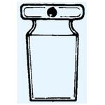 007-1220 ストップ栓 白 007シリーズ 日本理化学器械(NRK)