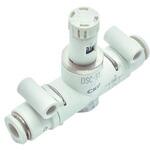 DSC-S1-08-H88 ダイヤル付スピードコントローラ インラインタイプ DSC-Sシリーズ CKD