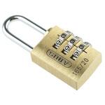 XR0165 20 Abus 組み合わせ南京錠 パドロック 真鍮、スチール ABUS