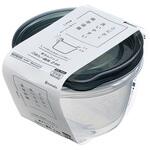 #1832 楽ちん 一膳用 2PC クリアーブラック 1セット 2個入 イノマタ化学