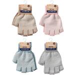 UG239836 のびのび指切り手袋/無地くすみカラー(すべり止め付) ゴートレイド