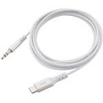 変換ケーブル Type-C/Φ3.5mm DAC搭載 高音質再生対応 1.8m オーム電機