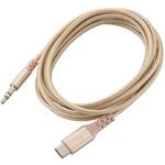 変換ケーブル Type-C/Φ3.5mm 高耐久 DAC搭載 高音質再生対応 1.8m オーム電機