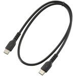USB-C to USB-Cケーブル PD対応 60W 高速充電 ホワイト オーム電機