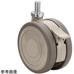 TEA100N3SL-19 双輪キャスター Φ100 自在 ストッパー付 ネジ式 TEシリーズ 東海キャスター