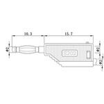 連結可能保護 両端 バナナプラグ はくでん