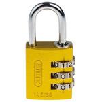 145/30 Yellow Abus 安全用南京錠 パドロック アルミ、スチール 黄 ABUS