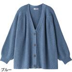 821449 やわらかラグラン袖カーディガン ケアファッション