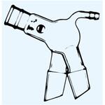 4076-1915 分留アダプター 4076シリーズ 日本理化学器械(NRK)