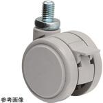 TF50N8SL-14 双輪キャスター Φ50 自在 ストッパー付 ネジ式 東海キャスター