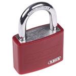 50870- T65AL/40 Red Abus 安全用南京錠 パドロック アルミ、スチール 赤 ABUS