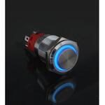 GB-PSLED-A12V-BL LED付オルタネイト型プッシュスイッチ GB-PSLED-Aシリーズ GB