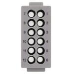 1414355 電源コネクタモジュール HC-M-12 シリーズ メス 12極 10A 250 V 1袋 5個入 フエニックス・コンタクト
